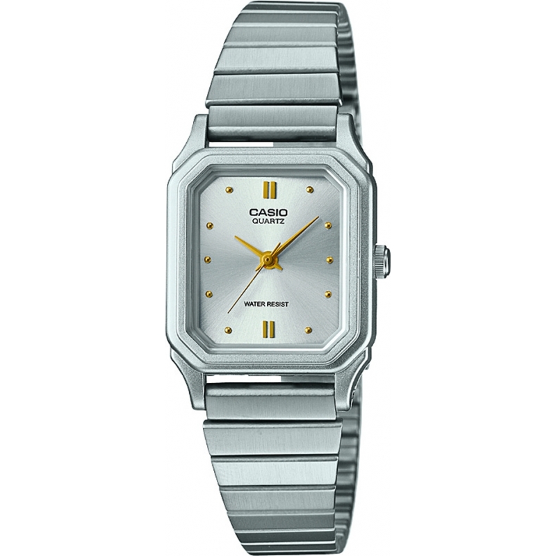Casio LQ-400D-7AEF Ladies core sølv stål armbånd se
